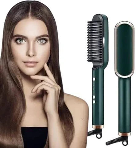 Professional 909 brush hair straightener